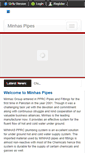 Mobile Screenshot of minhaspipe.com
